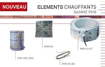 ELéments chauffants Pyrocontrole Gamme PHR