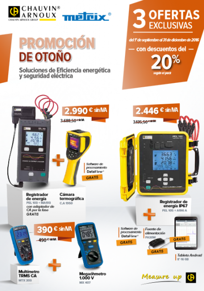 Promo de otoño Chauvin Arnoux