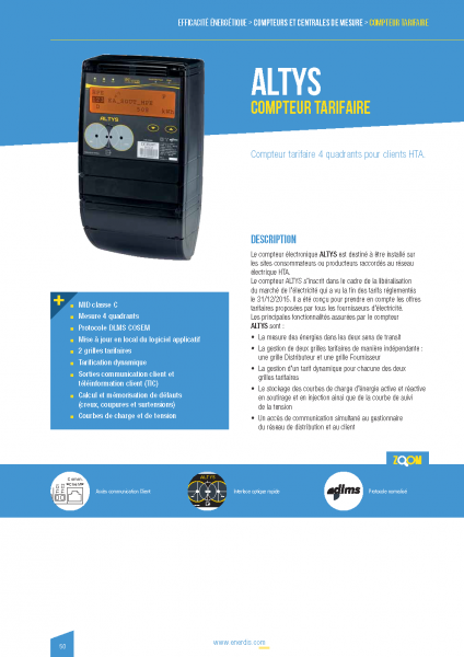 compteur centrales de mesure logiciel concentrateur