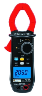 F205 Pince multimètre TRMS AC+DC