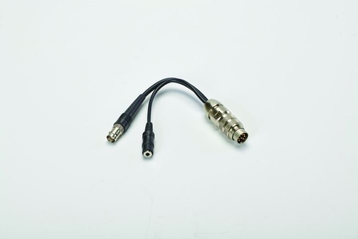 Adaptador DIN macho-BNC/JACK hembra