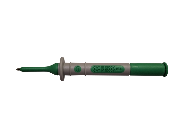 Pointe de touche verte 1000V CAT IV Banane 4 mm