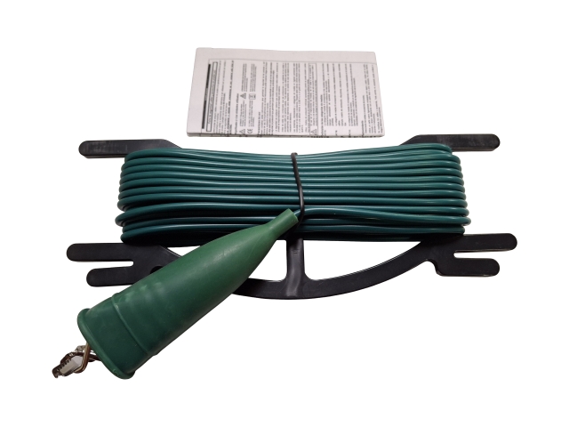 Bobina de cable H verde de 10 m para kit de tierra