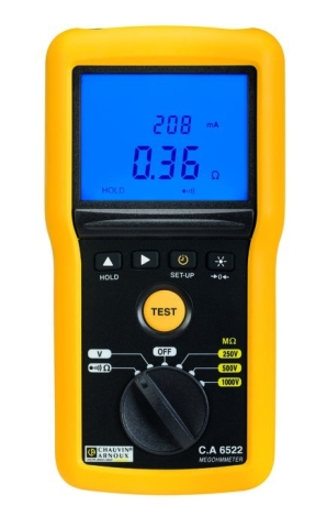 CA 6522 Controlador de aislamiento portátil de 1 kV