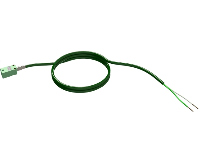 Cable de prolongación TC: enchufe macho / 2 hilos desnudos