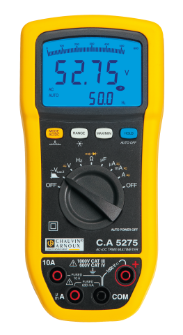 CA 5275 Multimètre numérique TRMS AC+DC