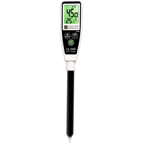 CA 10002 pH/T tester con punta