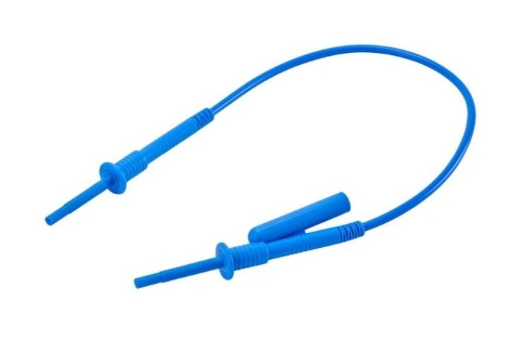 Cordon 15kV reprise arrière bleu 0.35 mètre